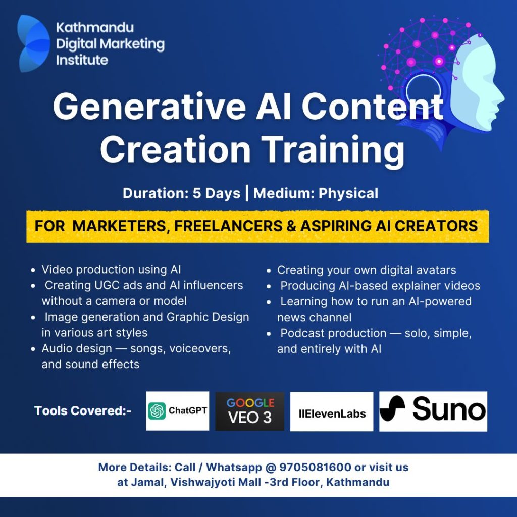 kdmi generative content creation training